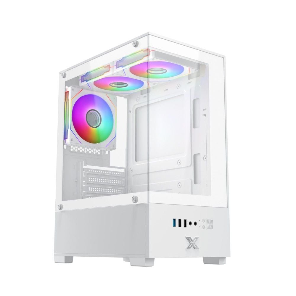 Thùng máy Xigmatek View Artic 3GF - White | Kèm sẵn 3 fan RGB (EN 44694)