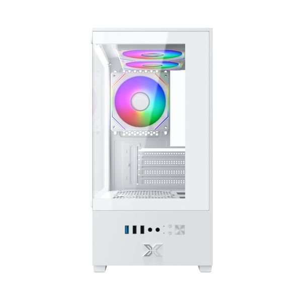  Thùng máy Xigmatek View Artic 3GF - White | Kèm sẵn 3 fan RGB (EN 44694) 