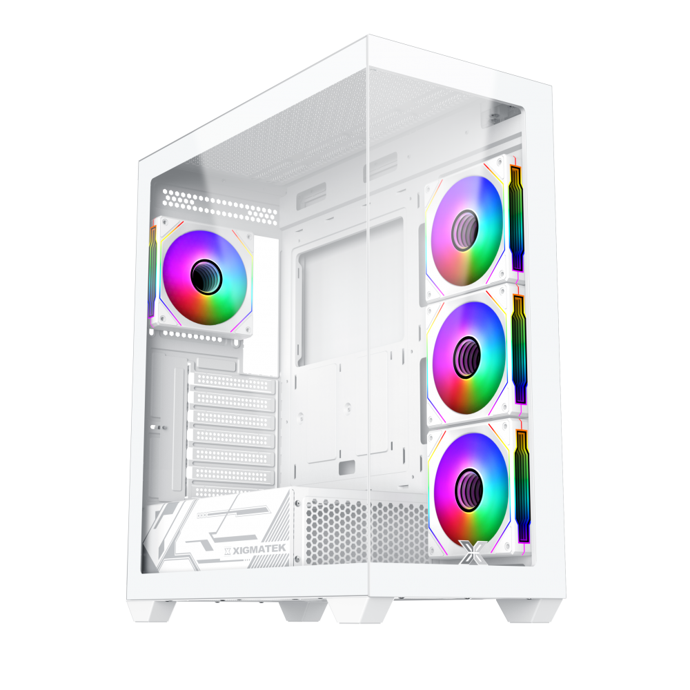 Thùng máy Xigmatek Blast Artic 4GF ATX - White | Kèm sẵn 4 fan (EN 44922)