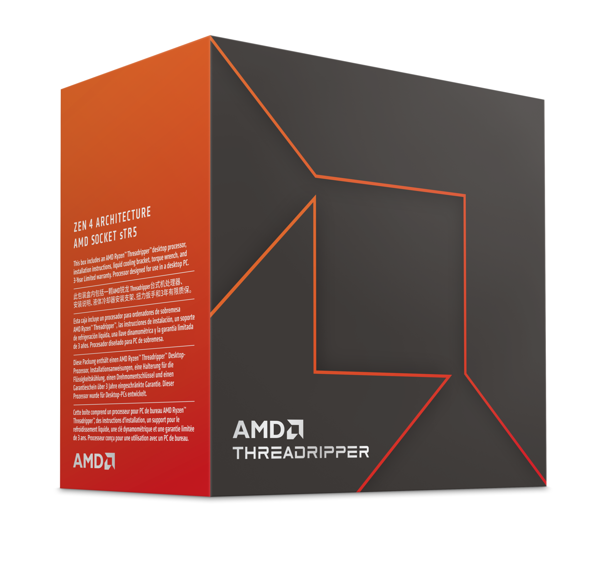 CPU AMD Ryzen Threadripper 7960X Chính hãng | Up to 5.3 GHz / 4.2GHz, 24 Cores 48 Threads, sTR5