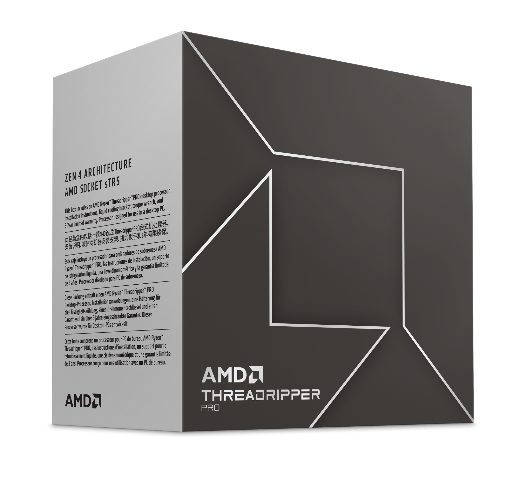 CPU AMD Ryzen Threadripper Pro 7995WX Chính hãng | Up to 5.1 GHz / 2.5GHz, 96 Cores 192 Threads, sTR5