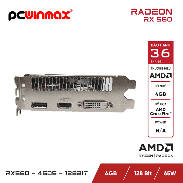 Card Màn Hình PCWINMAX Radeon RX 560 4GB GDDR5 Giá Tốt – TINHOCNGOISAO.COM