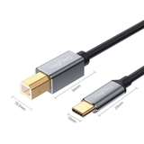  Cáp máy in Type C qua Type B V-U404 Veggieg - 5M 