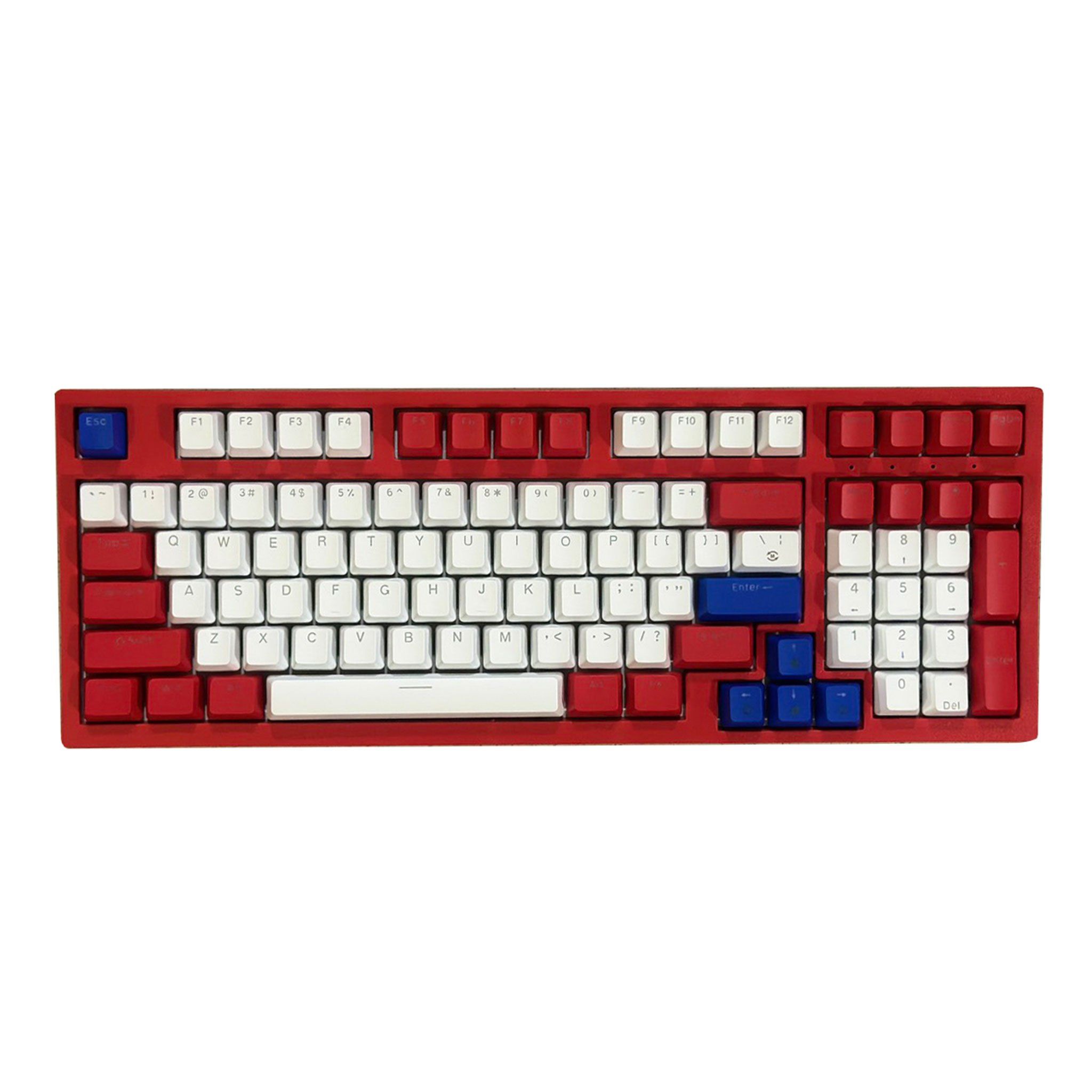 Bàn phím cơ Gaming Esonne K98 | Đỏ, Led Rainbow, Blue Switch