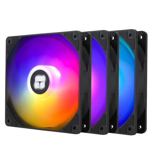  Quạt tản nhiệt PC Thermalright TL C12C S | Kit 3 fan 120mm, ARGB, Đen 
