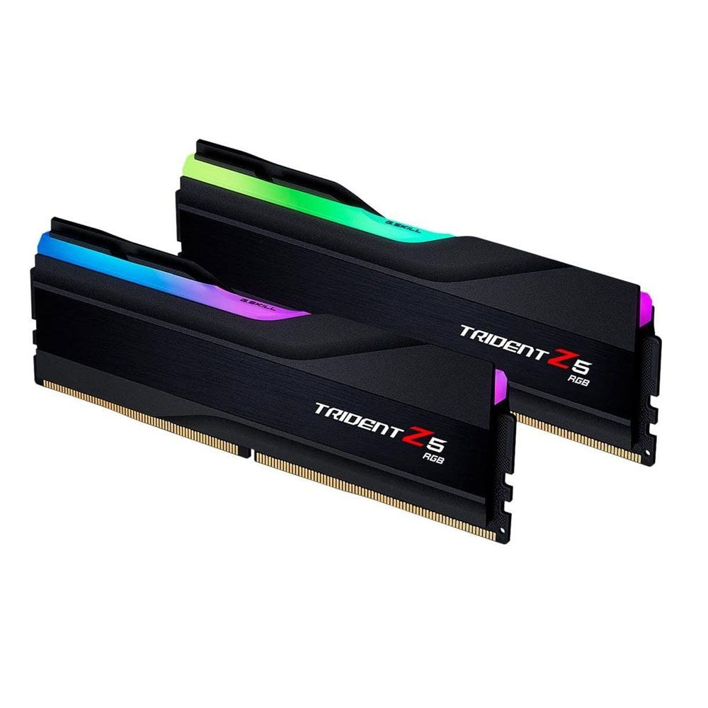 Ram PC Gskill Trident Z5 Black 32GB DDR5 6000MHz RGB (2x16GB) (F5 6000J4040F16GX2 TZ5RK)