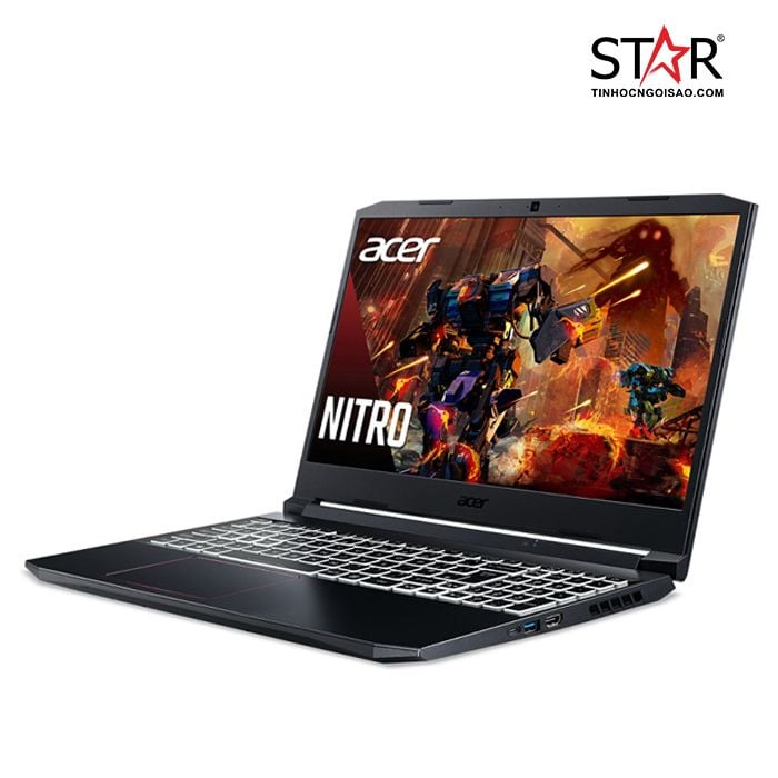 Laptop Acer Nitro 5 AN515-45-R6EV (N20C1_NH.QBMSV.006) R5-5600H | GTX 1650 4GB | 8GB | 512GB | Win11 | KBL | 15.6 inch FHD IPS 144Hz | Đen | [HÀNG TRƯNG BÀY]