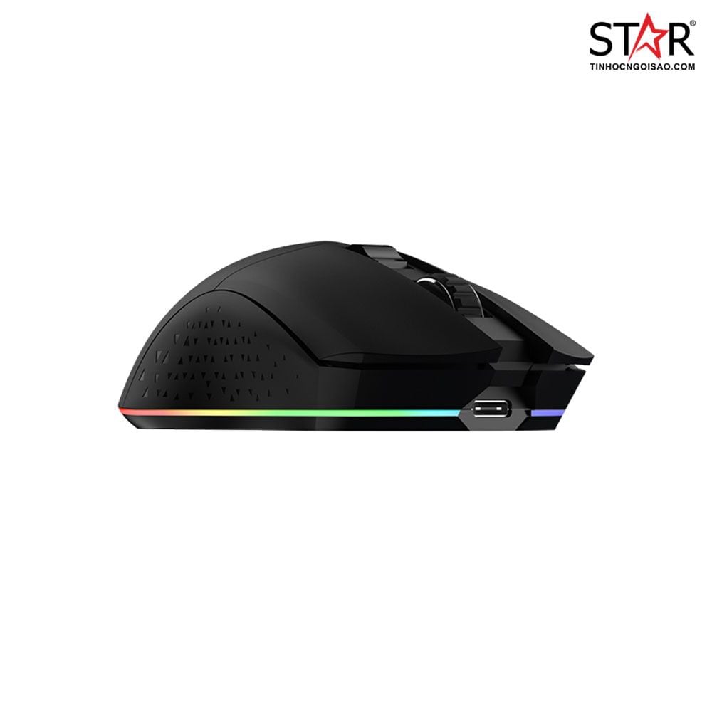 Chuột DareU EM901 RGB Wireless Black