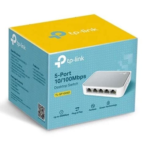 Switch 5 Port TP-Link 10/100M TL-SF1005D Chính Hãng