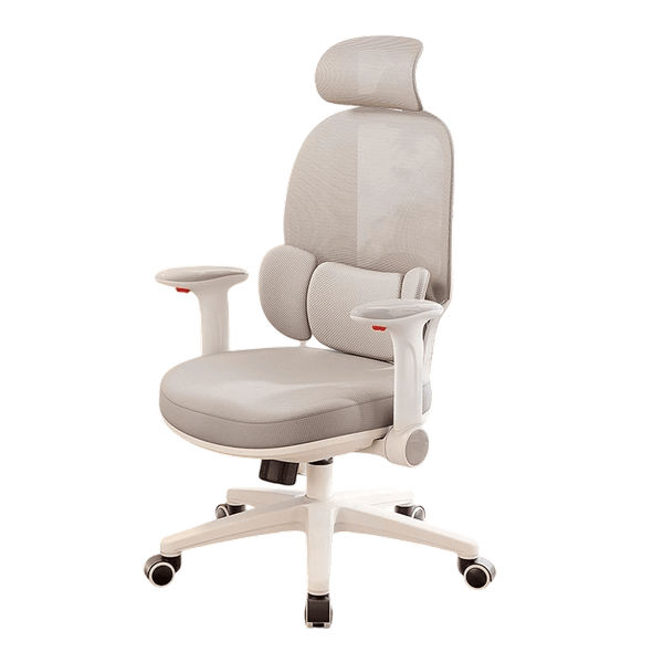  Ghế công thái học MANSON E3 Lite | Xám, 100kg, Chân xoay, Lưng lưới 