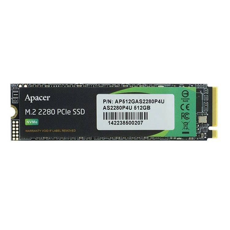 Ổ cứng SSD Apacer AS2280P4U 512GB | M.2 PCIe,  Gen 3x4 (AP512GAS2280P4U-1)