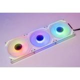  Fan Case Led ARGB Leopard - Trắng | Kit 3 fan, Ghép nối không dây, Led Đuổi (Gió Thuận) 