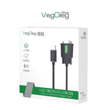  Cáp chuyển đổi Veggieg V-U401 | USB sang COM (dương), 1.5m 