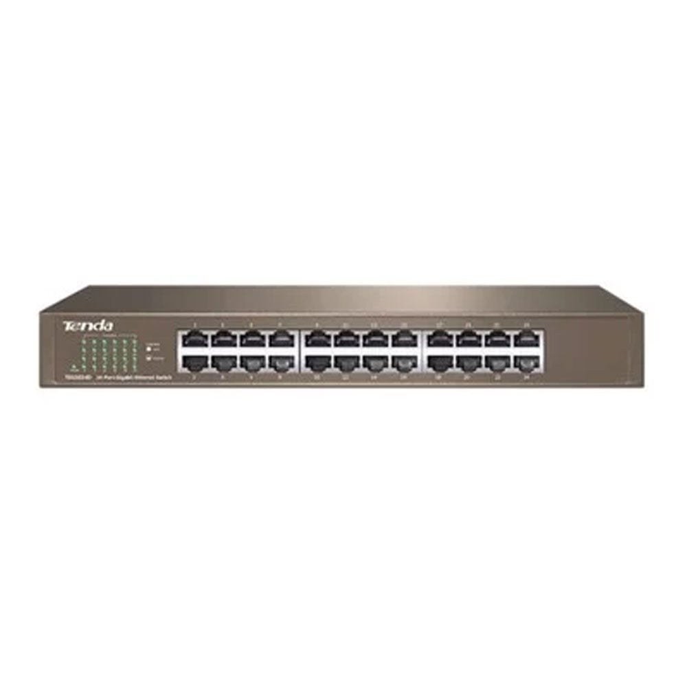 Switch 24 Port 1G Tenda TEG1024D (Vỏ Thép 13 inch) – tinhocngoisao.com