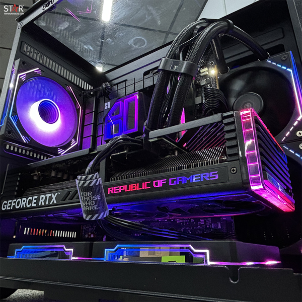  PC Gaming STAR Barbatos Black | Intel i5 14400F \ RTX 4060Ti\ B760M WIFI\ RAM 32GB\ SSD 500GB 
