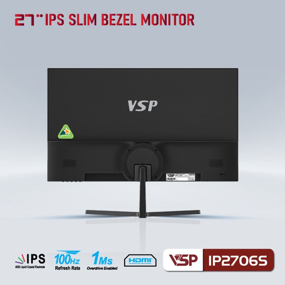 Màn Hình VSP IP2706S (27 inch, FHD, 100Hz, IPS, Đen)