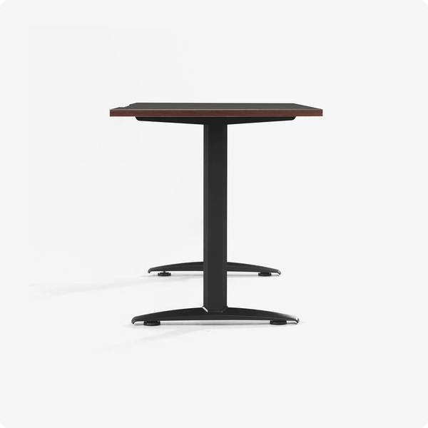  Bàn văn phòng HYPERWORK Core Desk 1m4 | Thép, Mặt bàn P1PB, Khung đen / Mặt đen 