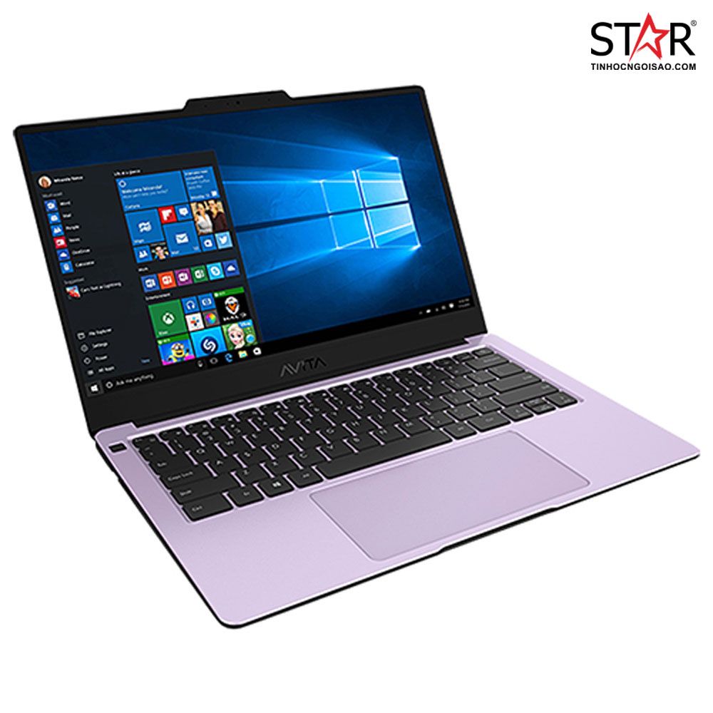 Laptop Avita Liber V14 NS14A9VNV561-SLAB R5-4500U/ AMD Graphics/ 8GB/ 512GB/ FP/ Win10/ KBL/ 14.0 inch FHD IPS (Soft Lavender)