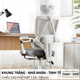  Ghế công thái học OEM TSA07 | Đen, 120kg, Chân xoay, Lưng lưới, 0.Mới.Ghế Công Thái Học Tsa07; Màu Đen. (Ean 0) Bh 12T 