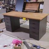  Bàn IKEA MDF 2 tủ - 1m8 | Mẫu, màu tùy chọn 