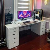  Bàn IKEA MDF 2 tủ - 1m6 | Mẫu, màu tùy chọn 