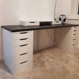  Bàn IKEA MDF 2 tủ - 1m6 | Mẫu, màu tùy chọn 