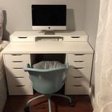 Bàn IKEA MDF 2 tủ - 1m6 | Mẫu, màu tùy chọn 