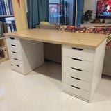 Bàn IKEA MDF 2 tủ - 1m8 | Mẫu, màu tùy chọn 