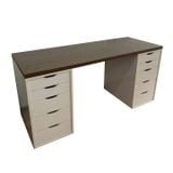  Bàn IKEA MDF 2 tủ - 1m8 | Mẫu, màu tùy chọn 