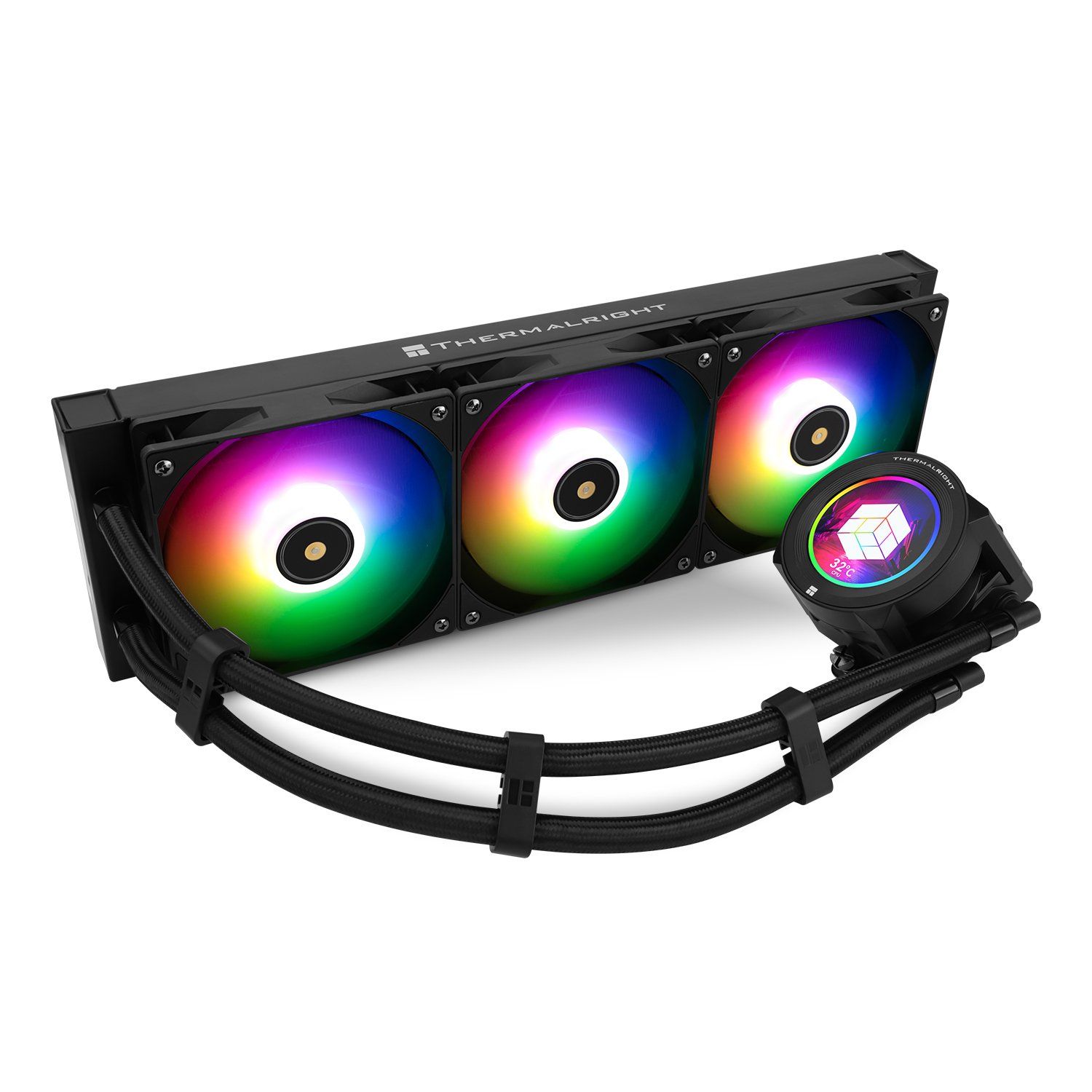 Tản nhiệt Thermalright Core Vision 360 Black ARGB - Đen