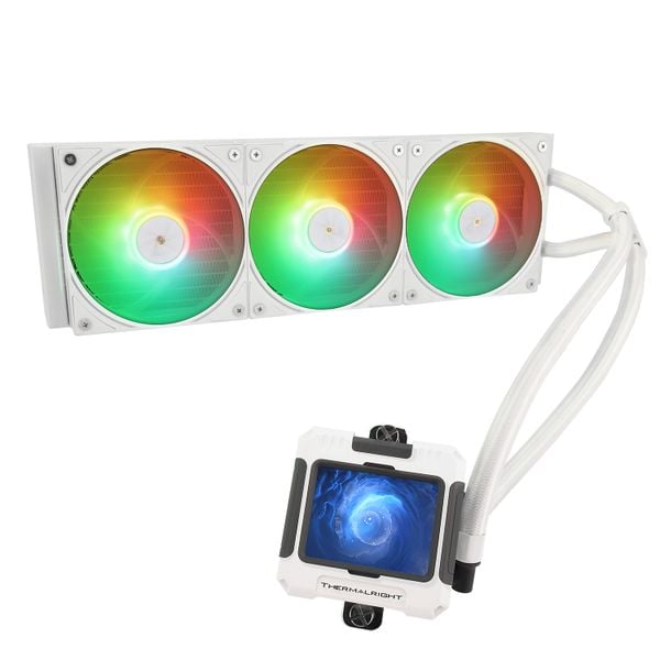  Tản nhiệt nước Thermalright Frozen Warframe 360 White | ARGB Display, Trắng 