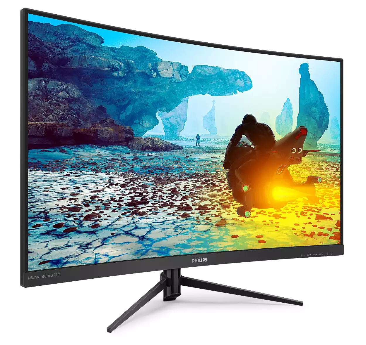 Màn hình Gaming Philips 322M8CZ/74 | 32 inch, FHD, VA, 165Hz, 1ms, Freesync, Cong