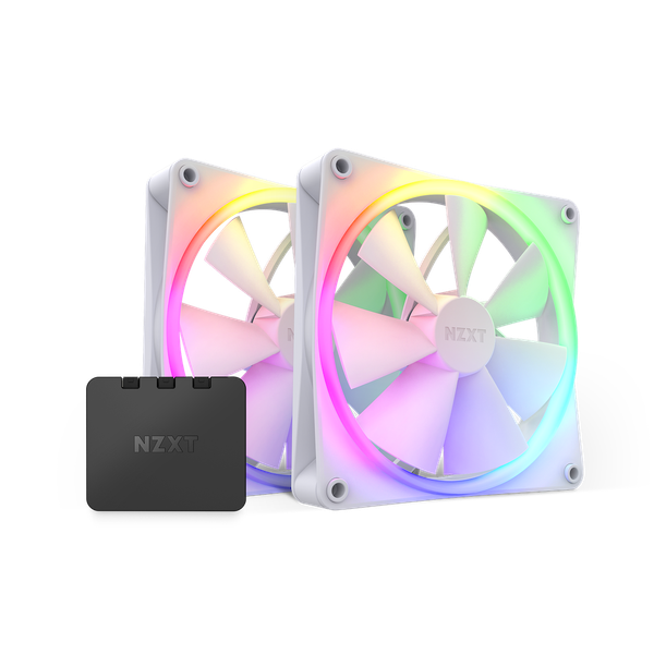  Quạt tản nhiệt PC NZXT F140 | Kit 2 fan 140mm, RGB, Trắng 