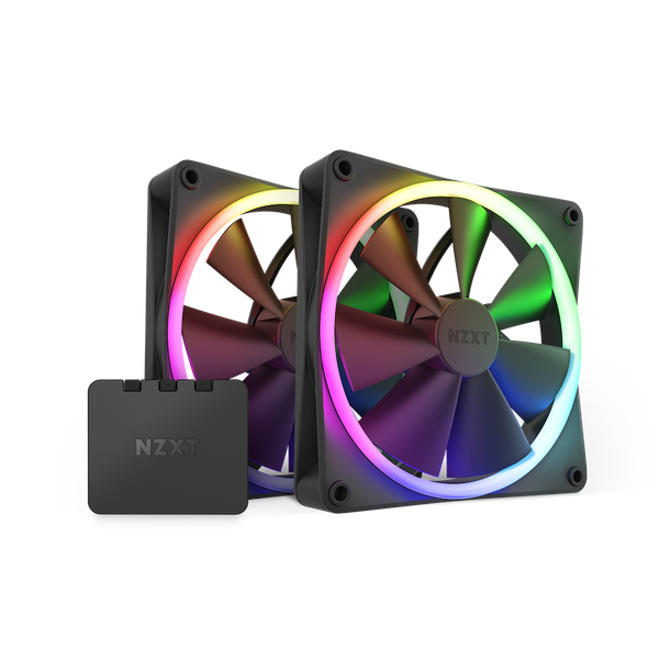  Quạt tản nhiệt PC NZXT F140 | Kit 2 fan 140mm, RGB, Trắng 