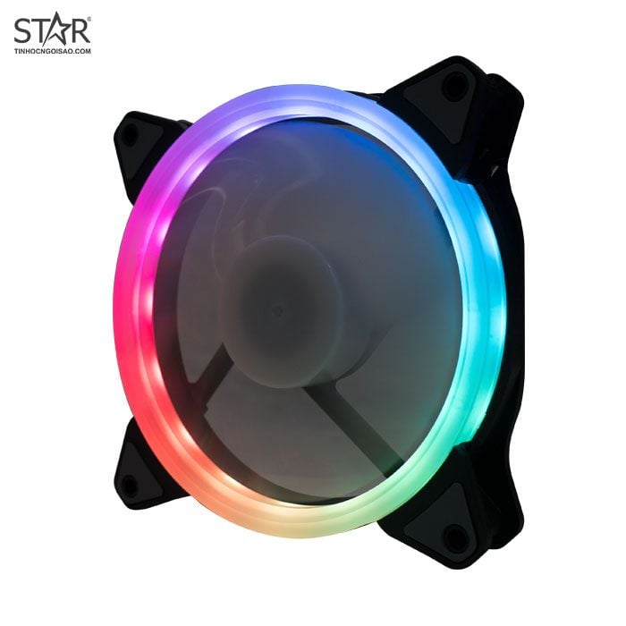 Fan Case 12 RGB 12cm màu trắng