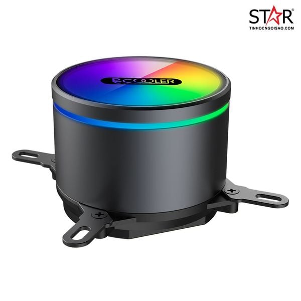  Tản nhiệt nước PCCOOLER GI-CX240 | ARGB, Đen 