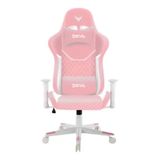  Ghế gaming CENTAUR Devil | Hồng, 120kg, Chân xoay, Da PU 