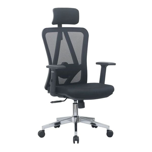  Ghế công thái học E DRA EEC213 | Đen, 120kg, Chân xoay, Lưng lưới 