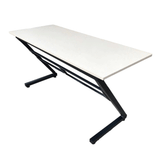  Bàn Gaming chữ Z 1m4 | Khung đen, mặt trắng 