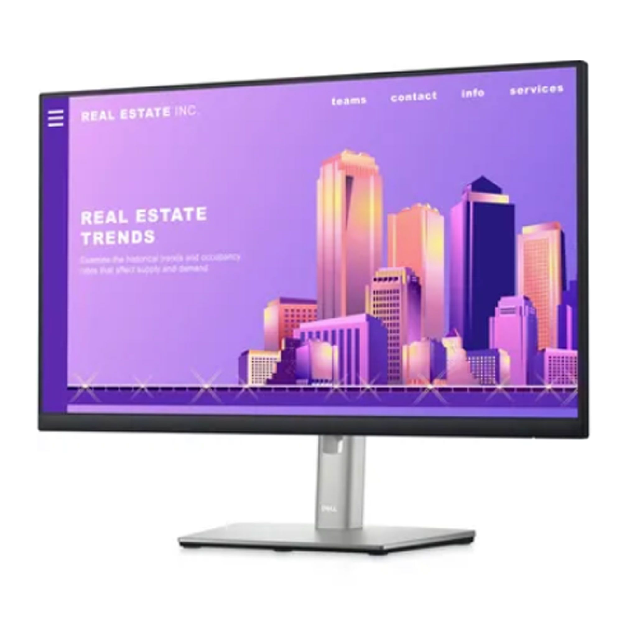 Màn Hình Dell P2422H Công ty | 23.8 inch, FHD, IPS, 60Hz, 8ms, phẳng