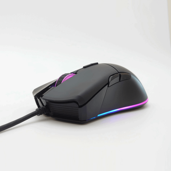 Chuột gaming Gnet GM105 | Có dây, 6400 DPI, 85g, RGB, Đen 