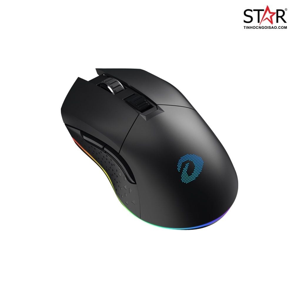 Chuột DareU EM901 RGB Wireless Black