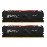  Ram DDR4 Kingston 16GB 3200Mhz HyperX Fury Beast RGB (2x 8GB) (KF432C16BBAK2/16) 