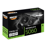  Card màn hình INNO3D GeForce RTX™ 5060 TWIN X2 
