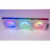  Fan Case Led ARGB Leopard - Trắng | Kit 3 fan, Ghép nối không dây, Led Đuổi (Gió Thuận) 