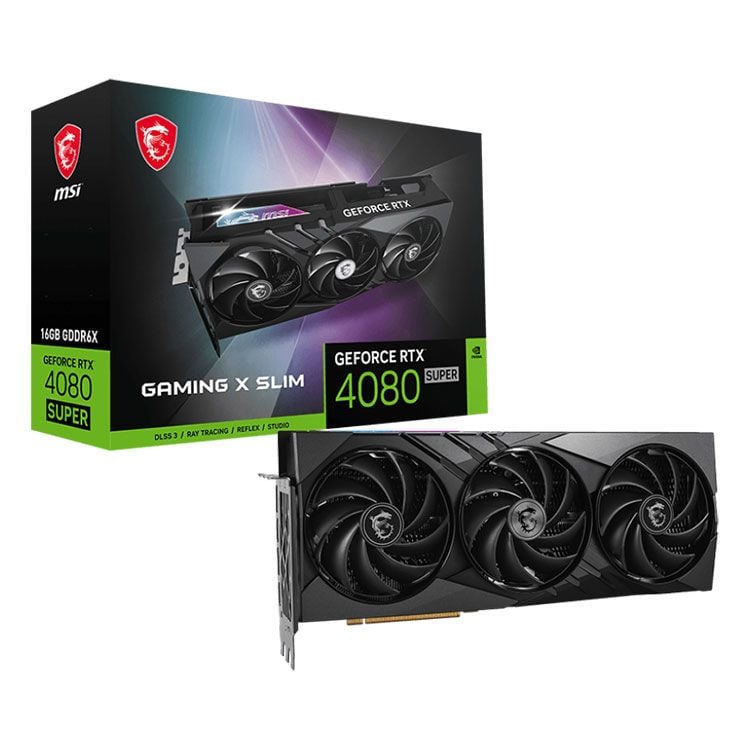 Card màn hình VGA MSI GeForce RTX 4080 SUPER 16G GAMING X SLIM