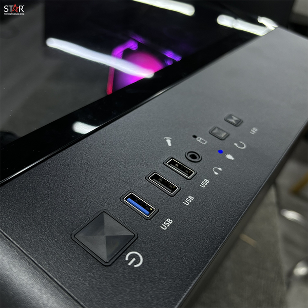  PC Gaming STAR Barbatos Black | Intel i5 14400F \ RTX 4060Ti\ B760M WIFI\ RAM 32GB\ SSD 500GB 