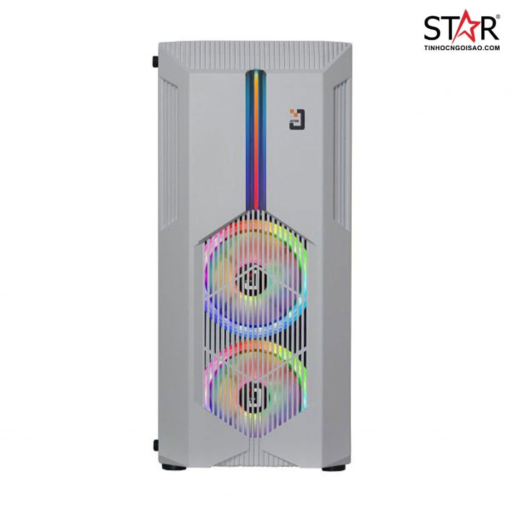 Thùng máy Case Jetek Game Beryl-II G9602W White (Tặng 2 Fan)