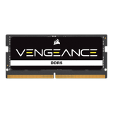  Ram Laptop Corsair 16GB | 1x16GB, DDR5, 5200MHz SODIMM, Black PCB, 1.1V (CMSX16GX5M1A5200C44) 