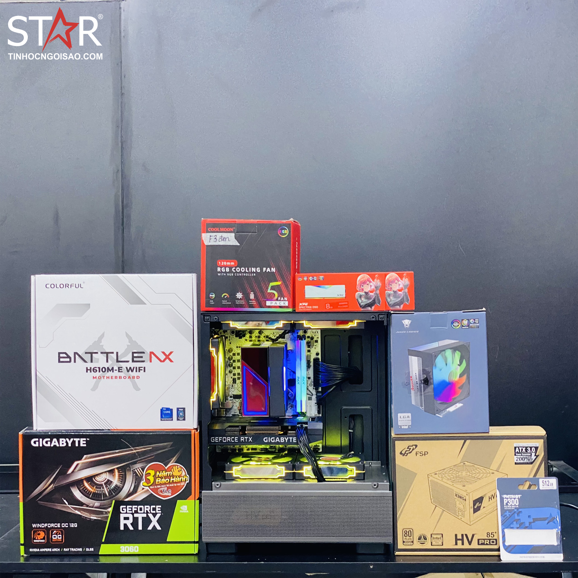 PC Gaming STAR CHICKEN AETHER  | I5 12400F, RTX 3060